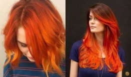 橙红色头发图片,探寻时尚潮流的焦点